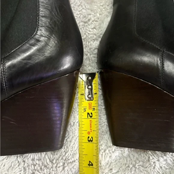 Dries Van Noten Black Leather Boots - Picture 14 of 15